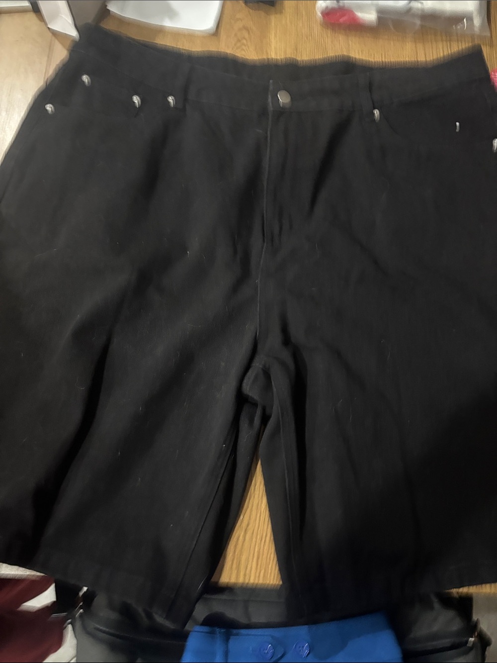 Emmiol Black Jean Shorts